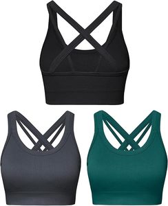Ropa Deportiva 2025 para Mujer, Ecológica, Transpirable, Ajustable, de Alta Sujeción, Tallas Grandes, Elástica en 4 Direcciones, de Secado Rápido, Nailon, Color Sólido - Product Image 2