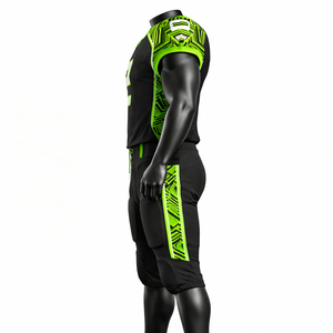 Custom Performance Jersey Set Featuring Durable Fabric Comfortable <b>Athletic</b> Fit And Flexible Construction For American Football - Product Image 2