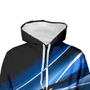 Sweat à capuche pour homme de qualité supérieure, sublimation, uni, 100% coton molletonné, streetwear, séchage rapide, respirant, confortable - Product Image 3