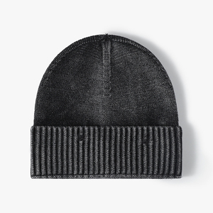 Wholesale Custom Embroidered Logo Wool Blend Knit <b>Beanies</b> OEM Personalize Adult Winter Thick Warm Breathable <b>Waterproof</b> Daily - Product Image 4