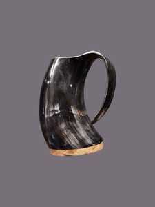 Tazas de Cuerno Hechas a Mano Estilo Americano, Tazas de Cuerno Vikingas Naturales para Beber, Regalos para Fiestas para Fanáticos de Juego de Tronos, Ágata - Product Image 2