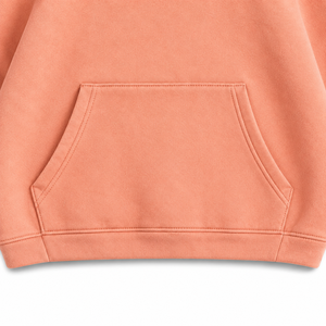 Sudadera con Capucha Personalizada Unisex Color Melocotón, Corte Holgado, Estilo Casual Otoñal, Felpa Francesa 100% Algodón, Diseño con Bolsillo, 370g de Alta Calidad - Product Image 4
