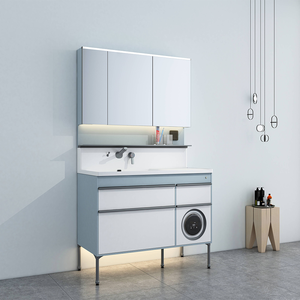 PANOON 25D Lujo Piedra Baño Tocador Espejo inteligente Escurridor de acero inoxidable Diseño moderno 5 años de garantía Piso Salón Dormitorio - Product Image 6