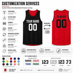 Fabricante de Camisetas de Baloncesto Reversibles Personalizadas, Uniformes de Entrenamiento de Doble Cara, Uniformes de Práctica para Equipos, Proveedor de Camisetas Transpirables de Malla - Product Image 4