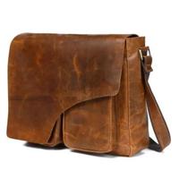 Tas Selempang Kulit Asli Pria yang Dipersonalisasi - Tahan Air, Tahan Lama, Motif Permen Inggris, Olahraga, Luar Ruangan, Bepergian, Ukuran Kecil