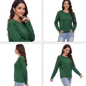 Customized Packaging <b>Women's</b> <b>Sweatshirt</b> Crew Neckline Design HIghly Versatile Vintage Streetwear Wholesale Price <b>Sweatshirt</b> - Product Image 5