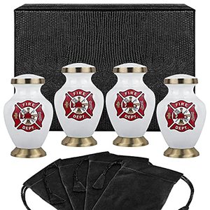 Traditional Aluminum <b>Keepsake</b> Funeral Urn <b>Memorial</b> Ash Container Crafted With Smooth Matte Surface And Elegant Finish - Product Image 5
