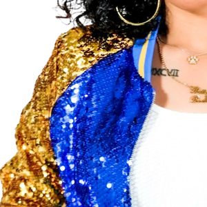Women Poodle <b>Sequins</b> Cropped <b>Jacket</b> Sparkling Embellished Short <b>Jacket</b> Stylish Casual Party Outerwear Fashion Layering - Product Image 6