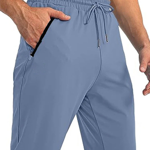Nouveautés – Pantalons de jogging décontractés respirants à faible MOQ, taille élastique, en coton de haute qualité, écologiques - Product Image 5
