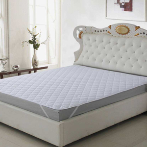 Durable Home 4 Corner Elastic Mattress Protector <b>Bed</b> Mat with Knitted Elastic Corner Fasteners Soft Fabric Long Service Life - Product Image 1