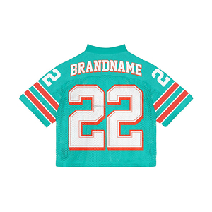 Hot Selling Breathable Plus Size Custom Print High Quality Retro <b>Soccer</b> Jersey Street Wear V Neck Boxy Cropped Shirt Women - Product Image 4