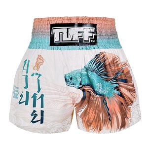 Pantalones Cortos de Boxeo Unisex Hechos a Medida OEM, Tejido de Artes Marciales Sublimado, Cintura Elástica, Venta al por Mayor de Fábrica OEM, Set al por Mayor - Product Image 3
