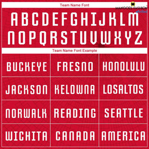 Maillot de football personnalisé haut de gamme rouge et blanc respirant à manches courtes par sublimation – Lavable en machine, séchage en machine, faible consommation d'énergie - Product Image 2