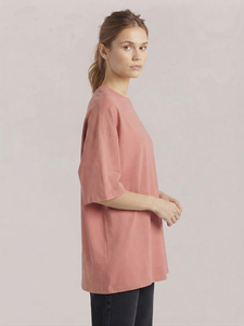 T-shirt ample et décontracté style été 100 % coton pour femme, coupe oversize, manches courtes, col rond, idéal pour le jogging - Product Image 3