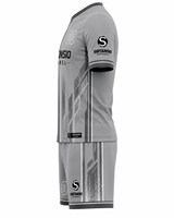Maillots de football personnalisés de haute qualité 100% polyester, sublimation, uniformes d'équipe, maillot de club, ensemble unisexe à manches courtes