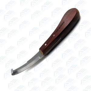 Veterinary Instrument for Cattle and Horses Professional Hoof <b>Cutter</b> and Surgical Tool Deep Brown Double-<b>Edge</b> Regular Hoof Knife - Product Image 6