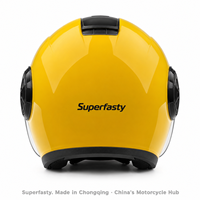 Casque de moto unisexe de luxe personnalisé en PP pour les trajets quotidiens, casque de moto de qualité supérieure, universel quatre saisons