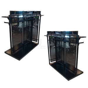 Metal Two-Shelf Freestanding Supermarket Shelves - Customized OEM Factory Vietnam - Product Image 1