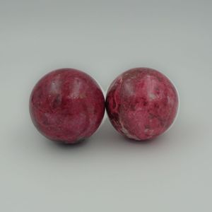 Chakralume Natural Thulite Crystal <b>Sphere</b> <b>Ball</b> Carving Hand Polished Healing Gemstone Reiki Meditation Feng Shui Wholesale Bulk - Product Image 2