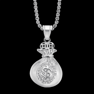 Collar con Colgante Hip Hop de Moissanita con Incrustaciones de Diamantes para Hombre, Joyería Moderna para Eventos de Baile y Estilo Nocturno - Product Image 1