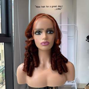 Extensiones de cabello de Peluca de cabello humano rizado hinchable de rebote perfecto - Product Image 5