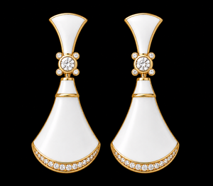 White Enamel <b>Stud</b> 925 Sterling <b>Silver</b> 18k Gold Plated Handmade Elegant Earrings For Women Jewelry Anniversary Gift - Product Image 2
