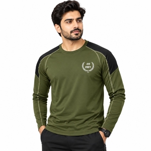 T-shirt à manches longues pour homme, confortable, durable et moderne, conçu avec un tissu de qualité, offrant une finition soignée. - Product Image 1