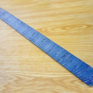 Burraq ODM/OEM Cuchillos de Acero de Damasco de 12 Pulgadas Hechos a Mano con Hoja Fija para Fabricación de Cuchillos, Grado Industrial, Personalizados DIY - Product Image 5