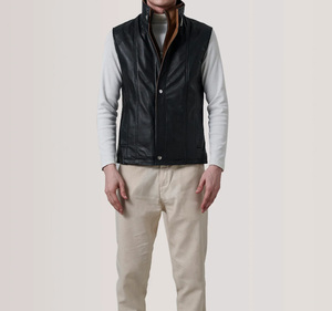 Chaqueta Unisex Casual Negra de Algodón/Poliéster con Cremallera Personalizada, Venta al por Mayor, de Alta Calidad, Moderna, para Motocicleta, Invierno, con Cuello Alto - Product Image 3