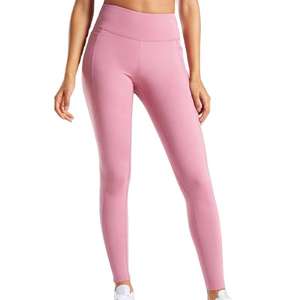 Leggings Capri pour femmes, coupe ajustée, taille haute, vêtements de sport, spandex/nylon, extensible dans quatre directions, pour la gym, le fitness et le yoga - Product Image 1