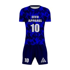Ensembles d'uniformes de football rétro unisexes personnalisés de haute qualité, maillots de club de football vierges avec logo, nom et numéro imprimés, respirants - Product Image 1