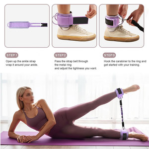 ข้อเท้าชกมวยแบบกำหนดเองสำหรับยิมกำหนดโลโก้ได้เอง - Product Image 2