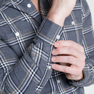 Nouvelle arrivée : chemise en flanelle pour homme, manches longues, coton premium, boutonnée, à carreaux, décontractée, tissu brossé doux, pour un usage quotidien - Product Image 6