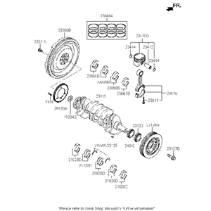 Pièces et accessoires automobiles et camionnettes neuves Elantra 232002G710 - Product Image 2