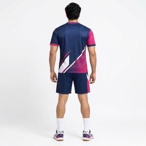 Conjuntos de entrenamiento de balonmano, conjunto de camiseta y pantalones cortos ligeros de alto rendimiento, tela transpirable y cómoda, adecuados para la práctica en equipo - Product Image 2