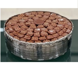 Cesta de metal dorada para centros de mesa, frutero, uso en cocina y catering, gran oferta - Product Image 2