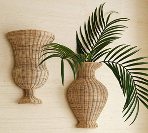 Wall decor vase/ <b>planter</b> rattan decor <b>for</b> your home made in Vietnam with wholesale price - Product Image 3
