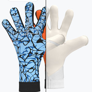Gants de gardien de but de football pour jeunes et adultes, haute performance, respirants, légers, en PU, antidérapants, fermeture à lacets - Product Image 1
