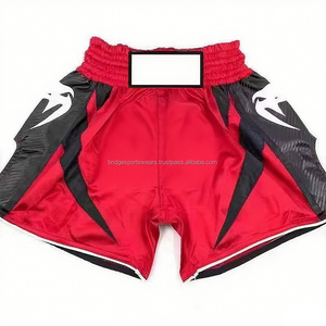 Shorts de Muay Thai personnalisés unisexes, respirants, extensibles, 100% polyester - Product Image 4