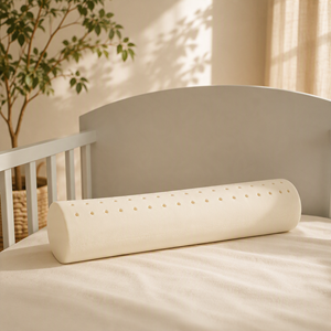 VINABEDDING VINACLOUD Oreiller long 100% latex naturel, forme colonne respirante, soutien complet du corps, housse amovible rafraîchissante - Product Image 1