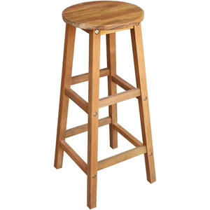 Solid Wood Farmhouse Design Durable Eco-friendly Bar Furniture <b>Set</b>-<b>table</b> <b>and</b> <b>Stool</b> Combination for Home Bar & Restaurant Use - Product Image 2