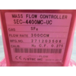 เครื่องควบคุมการไหลของมวล HORIBA STEC รุ่น SEC-4400MC-UC - อุปกรณ์และอะไหล่เซมิคอนดักเตอร์ระดับโลกที่เชื่อถือได้ - Product Image 6