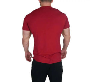 เสื้อยืดคัสตอมทรงพรีเมียมเข้ารูปชายโค้ง ยูนิเซ็กส์ สตรีทแวร์ ผ้าฝ้ายผสมใยไผ่ ระบายอากาศเร็ว เป็นมิตรต่อสิ่งแวดล้อม - Product Image 5