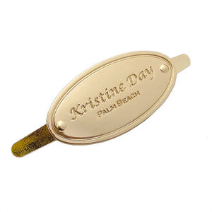 Plaque personnalisée avec monogramme, plaque en laiton véritable, panneau métallique personnalisé, plaque commémorative, étiquette de nom d'animal de compagnie. - Product Image 3