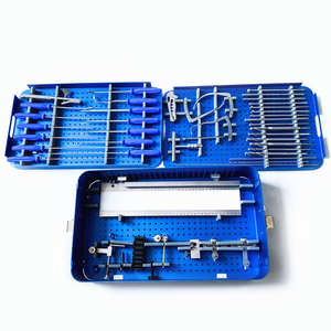 Juego de instrumentos quirúrgicos con guía de perforación tipo C para reconstrucción de LCA y LCP, instrumento manual para artroscopia de rodilla de Dentavex - Product Image 1