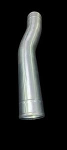 Tuyau d'admission d'air coudé droit pour turbocompresseur, usiné CNC sur mesure en aluminium et acier inoxydable - Product Image 2