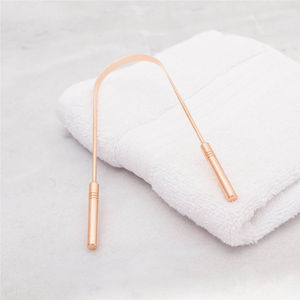 Raspador de Lengua 100% Cobre Puro, Limpiador de Lengua de Acero Totalmente Natural, Raspador Artesanal al por Mayor - Product Image 3