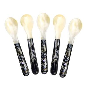 HANDMADE RESIN SALAD <b>SPOON</b> Servers Decorative <b>Serving</b> <b>Spoons</b> Set Salad Mixing Dinner Fork <b>Spoon</b> Handle Salad - Product Image 3