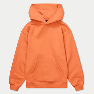 Sudadera con Capucha Personalizada para Hombre, Color Morado Claro Sólido, Felpa de Algodón, Estilo Casual Otoñal, Corte Regular, Tejido de Punto - Product Image 2