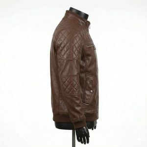 Veste en cuir sur mesure pour homme, style classique, cuir de vache véritable, logo personnalisé, OEM ODM, vente en gros, vêtements d'hiver - Product Image 3